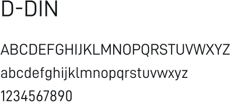 Bild einer Schriftart mit Buchstaben und Zahlen.