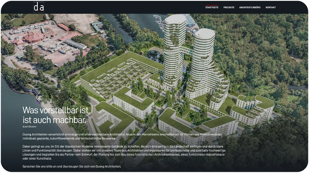 Website Duong Architekten